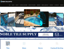 Tablet Screenshot of nobletile.com